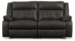 Mackie Pike - Storm - 2-Piece Power Reclining Sectional Loveseat
