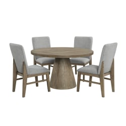 Portland - 5 Piece Standard Height Dining Set (Table And Four Chairs) - Gray