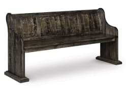 Bellamy - Bench With Back - Peppercorn