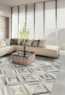 Couristan Chalet Blocks Ivory