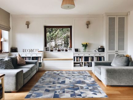 Couristan Prairie Falsterbo Denim