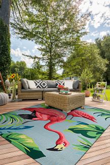 Couristan Covington Flamingos Multi