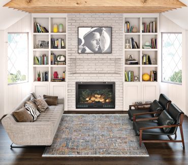 Couristan Halli Persian Panel Skyblu-stone-mlt