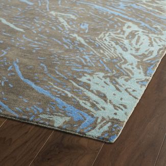 Kaleen Brushstrokes Collection Chocolate