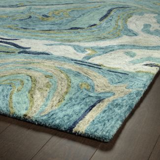 Kaleen Marble Collection Teal