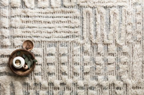 Loloi Khalid KF-01 Ivory / Sky