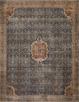 Loloi II Layla LAY-09 COBALT BLUE / SPICE