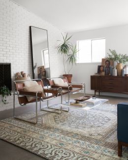 Loloi Tatum TW-02 STONE / BLUE