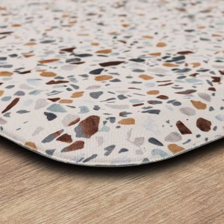 Mohawk Dri-pro Deluxe Cushion Mat Terrazo Tile Cream 1'8