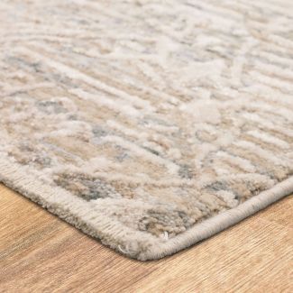 Karastan Rugs Solitude Mandawa Cream Dark Grey