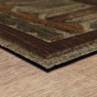 Mohawk Ornamental Entry Mat Boardwalk Path Chestnut 2'0