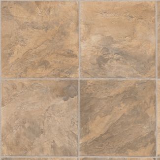 Mohawk Fieldcrest Tile Look Sheet Caramel Latte