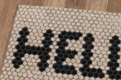 Novogratz Aloha Alo15 Hello Hex Tile Ivory 1'6