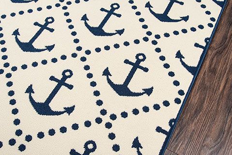 Momeni Baja Baj16 Anchors Ivory