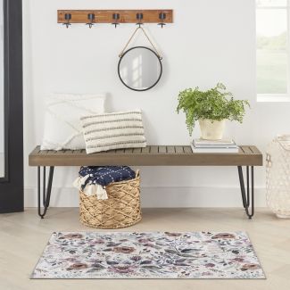 Nourison Home Nourison Washables Ivory Pink