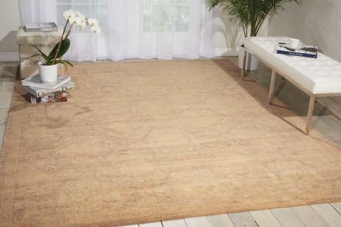 Nourison Home Silken Allure Sand 5'6