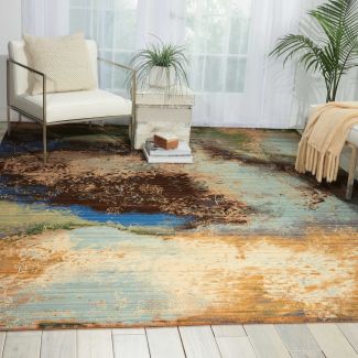 Nourison Home Rhapsody Ocean 5'6