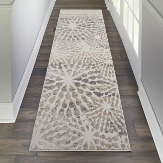 Nourison Home Silky Textures Ivory/Beige 2'2
