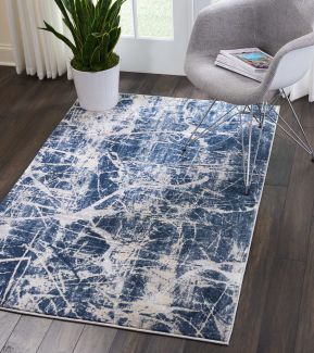 Nourison Home Heritage Beige/Blue 3'11