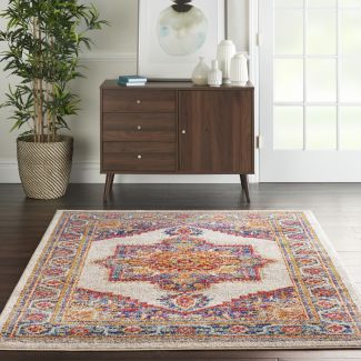 Nourison Home Persian Vintage Ivory/Multi 5'3