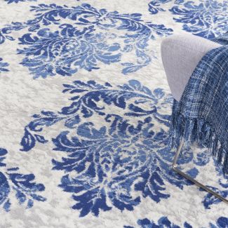 Nourison Home Whimsicle Ivory Navy 7' x 10'