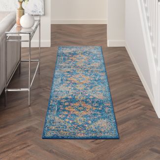 Nourison Home Tranquil Navy Blue 2'3