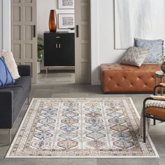 Nourison Home Quarry Ivory/Multi 3'9