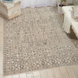 Nourison Home Silver Screen Latte 5'3