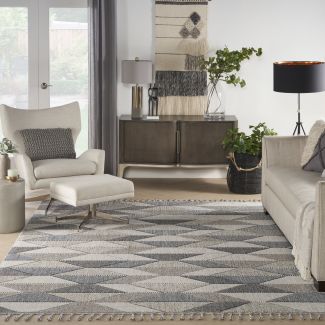Nourison Home Paxton Grey/Charcoal 7'10