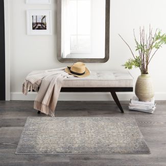 Nourison Moroccan Celebration Ivory/Slate