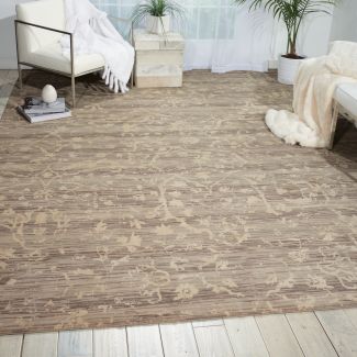 Nourison Home Silk Elements Taupe 8'6