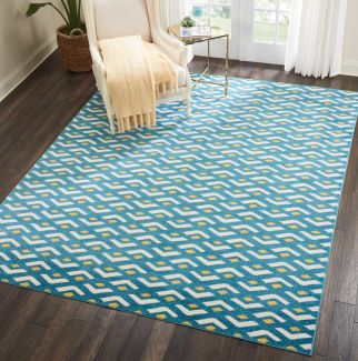Nourison Home Harper Blue 8' x 10'