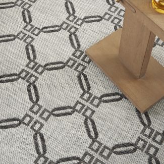 Nourison Home Country Side Ivory/Charcoal 5'3