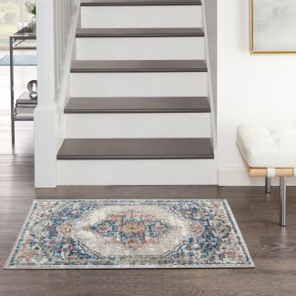 Nourison Home Quarry Blue/Grey 2'2