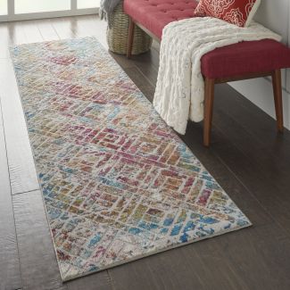 Nourison Home Radiant Grey/Multicolor 2'3