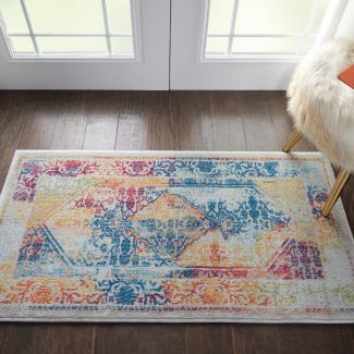 Nourison Home Ankara Global Ivory/Multicolor 2' x 4'