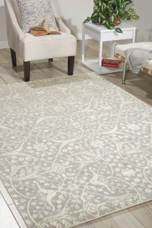 Nourison Home Luminance Steel 3'5