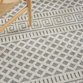 Nourison Home Paxton Ivory/Slate 5'3