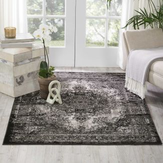 Nourison Home Aria Charcoal 3'11