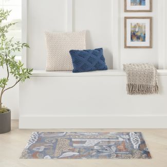 Nourison Home Astra Machine Washable Multicolor