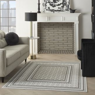 Nourison Home Key Largo Lt Grey 4' x 6'