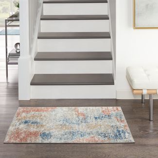 Nourison Home Quarry Ivory/Multi 2'2