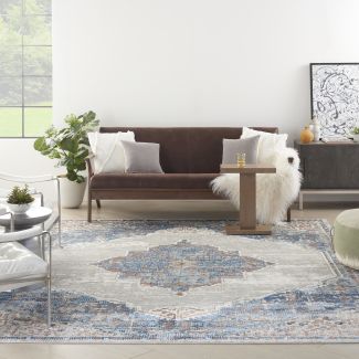 Nourison Home Quarry Blue/Grey 6'7