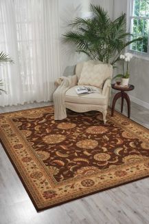 Nourison Home Living Treasures Brown 5'6
