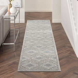 Nourison Home Quarry Grey/Ivory/Blue 2'2