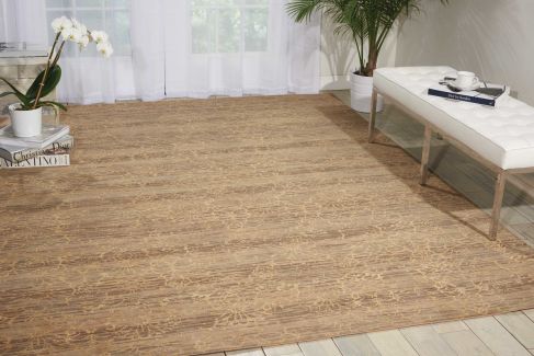 Nourison Home Silken Allure Latte 7'9