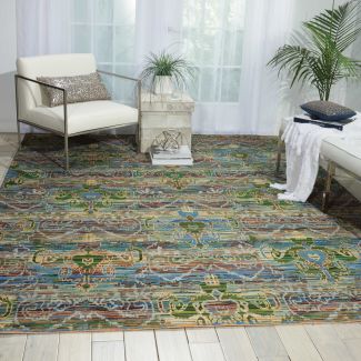 Nourison Home Rhapsody Seaglass 8'6