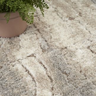 Nourison Home Dreamy Shag Ivory Beige