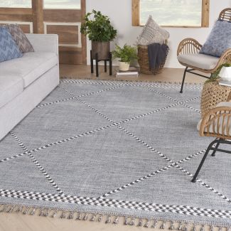 Nourison Home Asilah Light Blue 9' x 12'2