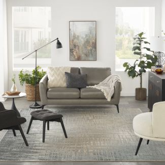 Nourison Home Marmara Teal/Grey 7'10